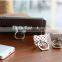 Universal Cute Cat metal Finger Holder Stand Desk Ring Sticker For Mobile Phone