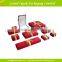 Wholesale display storage gift jewelry box,velet custom packaging luxury jewelry set box
