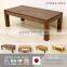 Reliable and Durable square center table with various kind of wood made in Japan