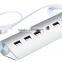 7-Port Aluminum USB 2.0 Hub with 2-Foot Shielded Y-Cable for iMac,forMcBook Air, Pro, MaBook, Mac Mini
