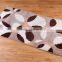 Flower pattern bath rugs set plastic rugs