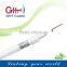 GHT factory supply rg6 coaxial cable for cctv camera cable Bare copper cable RG6 with high quality