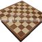 Modern Folding Inlaid Wood Chess Set in Walnut Wood
