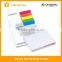 Popular assorted sticky notepad with clip and hard cover