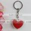 2016 Newest Promotion Gifts15*30*35 MM Heart Shape Pendant Key Chain Factory Wholesale Price