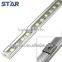 Aluminum LED Leisten strip DC12V 14.4W/M Transparent cover White