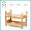 Factory wholesale 18" doll furniture wooden doll bed