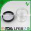 hotsale professional clear PET 4oz plastic cosmetic jar