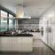 Factory price Customized high gloss white kitchen cabinet design