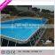 En14960 ground steel pools/frame pool from amusement park