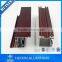 China aluminum factory wood grain finish aluminum profile aluminium window section