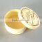 2014 Cheap and Popular round wooden chocolate box with printing letters (CK-695)