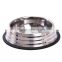 Stainless Steel Dog Feeders Pet Feeding Bowl Multiple Sizes Cat Food Water Bowl Water Food Dish Pet Storage S/M/L/XL Non-slip