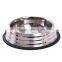 Stainless Steel Dog Feeders Pet Feeding Bowl Multiple Sizes Cat Food Water Bowl Water Food Dish Pet Storage S/M/L/XL Non-slip