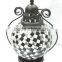 2013 Glass Mosaic Lantern With Metal