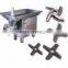 Stainless steel meat grinder spare parts, meat grinder plates and blades
