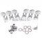 6 pcs 3R 3L Zinc Alloy Chrome Electric Acoustic Guitar String Tuning Pegs Tuners Machine Heads Guitar Parts & Accessories