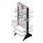 Customized Free Standing Removable Metal Slatwall Display Stand
