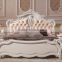 Princess Lovely Style Fancy Bed ,Wooden Hand Carved Soft Bed, Elegant Solid Wood Bedroom Furniture Set