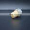Grey aluminium cap with synthestic cork for glass bottle stopper