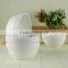 4.5/5/5.5/6/6.5/7/8 inches Porcelain Soup Cereal Bowls - White