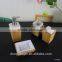 Factory direct 4 pcs Ceramic bathroom set with wooden cover