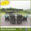 Restaurant furniture 6 seater rattan dining set