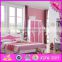 2016 high quality comfortable children wooden modern bedroom sets W08H033