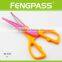 S5-1019 7 inch 2Cr13 Stainless Steel Blade With Colorful Plastic Handle Art Scissors