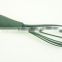 13018 silicone kitchenware egg whisk with rubber handle