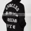 Custom 2 pockets printing letters blank hoodies with hoody men pullover hoodie