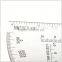 6 inch military protractor for soldiers training, transparent high quality protractor for military, half moon shape #KMP-1