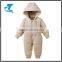 Winter Thick Padded Long Sleeve Romper Baby With Hood