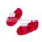 Elegant Nice Design Hot Sales Girl Free Knitting Floral Pattern Sandal Crochet Baby Shoes