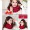 New arrival different color choice fashion design high quality acrylics material solid infinity hijab scarf for ladies