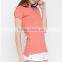 Women Short Sleeve Polo T-shirt Solid Polo Collar Shirt Wholesale China