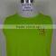 Green Color Dry-fit Short Sleeved T-shirts With Logo for Men