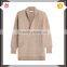 Hot selling warm sweater business casual long knnited oversized sweater