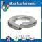 Made in Taiwan Bright Blue Zinc Stainless Steel Spring Standard Medium Split Lock Washer