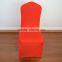 Red lycra banquet chair cover for weddings