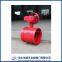 groove butterfly valve with high quality and low price