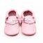 Wholesale soft sole baby moccasin leather shoes