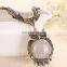 New Fashion 17 Color Owl Pendant Chain Necklace Chrismas Gift Jewelry