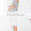 2015 fashion white bodycon midi skirt , high waist skirt, crop top and skirt set