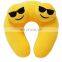 Cute Fast Delivery new design custom emoji cheap Neck pillow