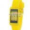 2017 new square dial Digital Jelly Silicone Bracelet Sports Wrist Watch multicolor Women Men Watch