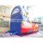 SUNWAY children best quality inflatable water slide for kids,bounce round water slide,plastic swimming pool with slide