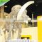 Kawah fiberglass simulation artificial mammoth replica animal skeleton