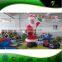Christmas Garden Statue Inflatable Father Christmas / Outdoor Inflatable Santa Claus For Yard Decoration