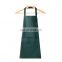 100% cotton plain white long aprons with embroidery logo